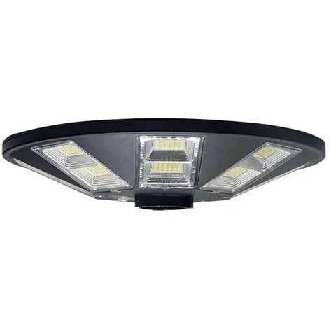 Lampione 400 Watt Faro Solare LED UFO Sensore Movimento Crepuscolare Luce Fredda Con Telecomando IP66