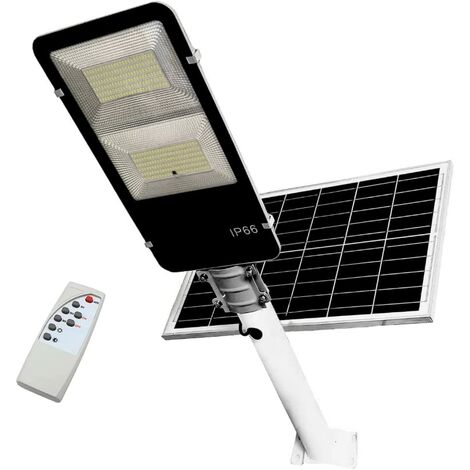 Proiettore a LED Solare 200W 20000Lm Sensor_Telecomando Pannello:5V 35W  Batteria: 3,3V 30.000Ma [LUM-MJ-DW904]