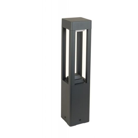 Lampione da giardino 50 cm GX53 grigio scuro IP54 SU-MA