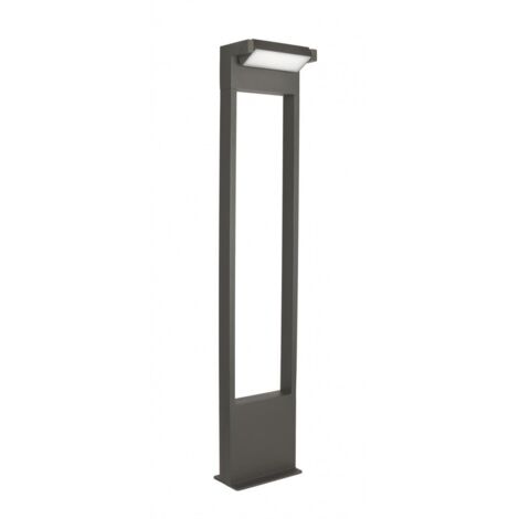 Lampione da giardino 78 cm LED 10W grigio IP54 RT-780