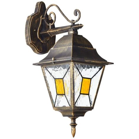 Lampione da Giardino Brilliant Janel Nero 60 W E27 Esterno