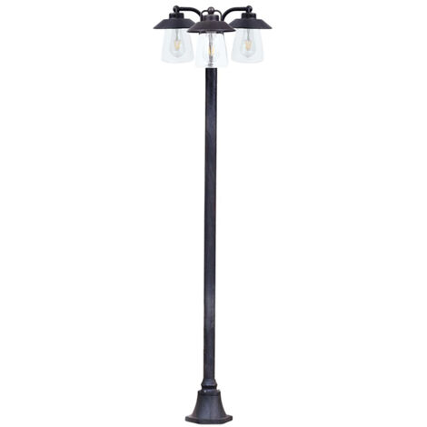 Lampione da giardino CATE ruggine Lutec 3xE27 IP44