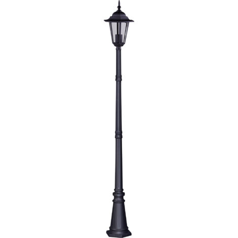Lampione da giardino nero Kaja Lozana K-7064A/1 E27