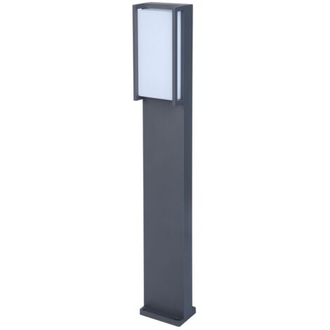 Lampione da giardino QUBO antracite Lutec LED 18W IP54