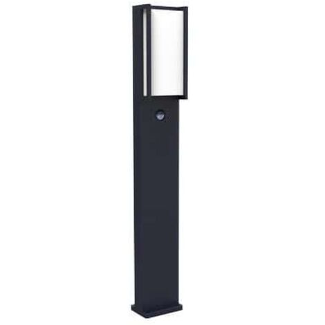 Lampione da giardino QUBO LED 16W sensore antracite Lutec