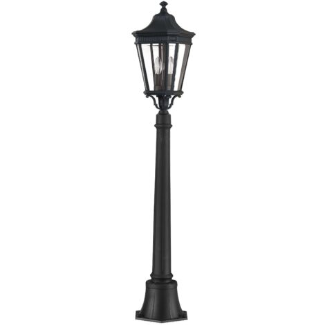Lampione esterno 110 cm Cotswold Lane 2xE14 nero Feiss