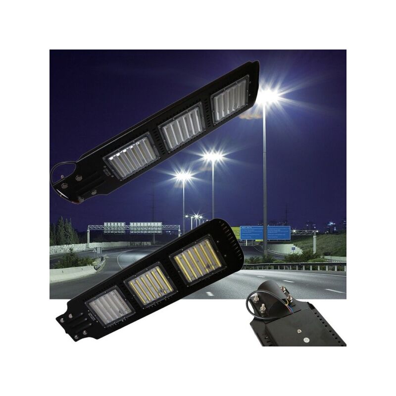 Image of Trade Shop - Lampione Faro Stradale Armatura Led 150w Luce Fredda 6500k 150w 150watt