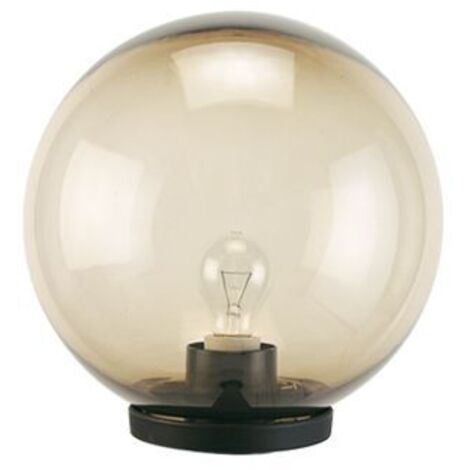 Lampione Globo Fume Cm 25 Volt 230 Max Watt  60 E27 - 1 Pz