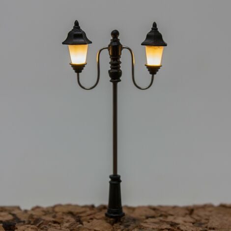 Lampione in Ferro con Doppia Luce 3 V 0,06 W 11690