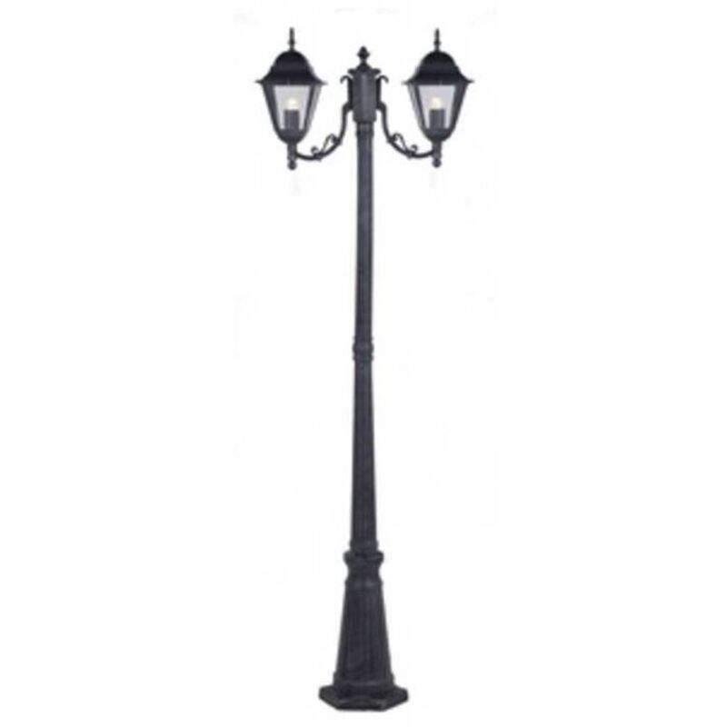 L�mpara New York H 200 Cm 2 Luces Gris