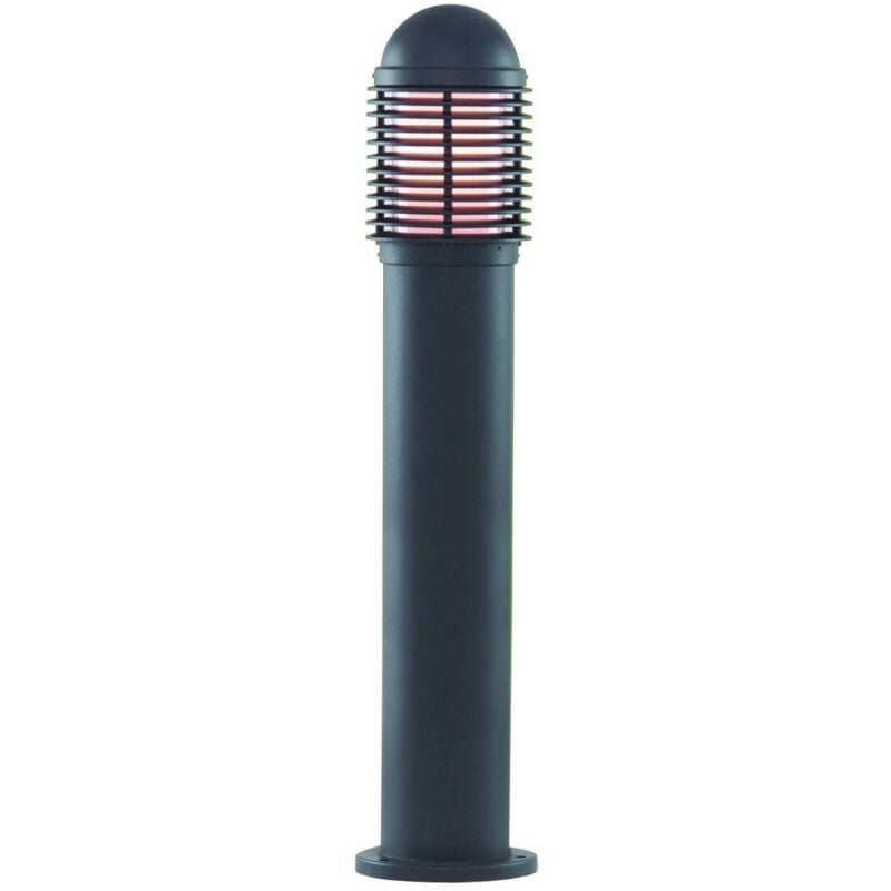 Searchlight Outdoor Posts - Paletto luminoso in alluminio da esterno 1 luce Nero IP44, E27