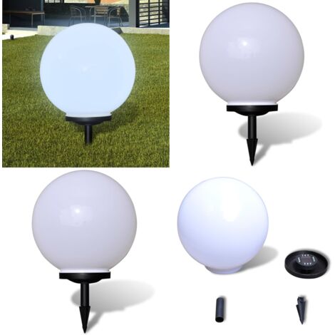 Lampione Solare a LED da Giardino 40 cm con Picchetto - Luce solare - Lampada a LED