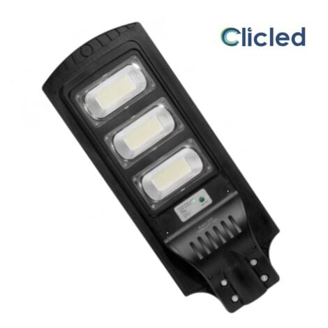 Lampione Solare Led Da Esterno Giardino 90w Crepuscolare e sensore di movimento