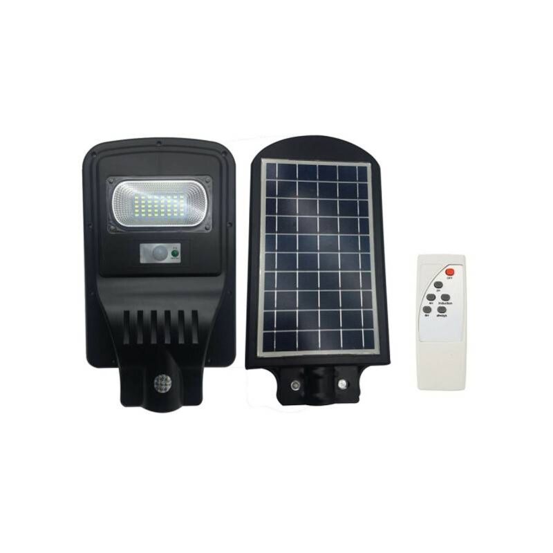 Image of Trade Shop - Lampione Stradale Led 30 W Pannello Fotovoltaico Energia Solare Esterno