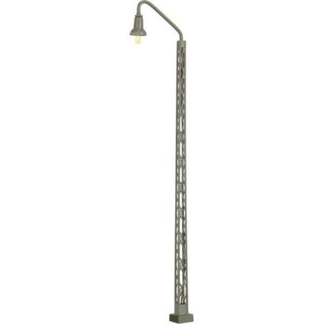 Lampione su traliccio singola H0 Modello pronto, già assemblato Viessmann Modelltechnik 1 pz.