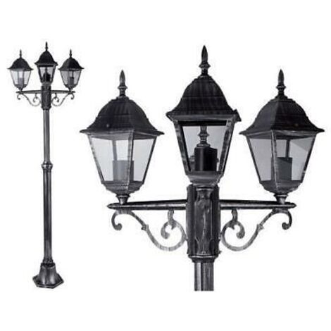 LAMPIONI ARKADIA 3 LUCI IN ALLUMINIO NERO ANTICATO