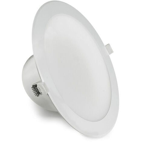 Faretto incasso tondo bianco fisso per foro diametro 65 mm Lampo Lighting  DIKF230/BI/SL, Portalampada GU10 Incluso, 220-240V