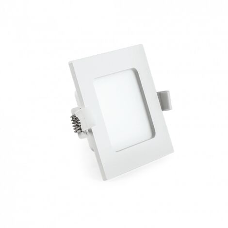 Faretto incasso quadrato bianco orientabile per foro diametro 75 mm Lampo  Lighting DIKORSQ230/BI/SL, Portalampada