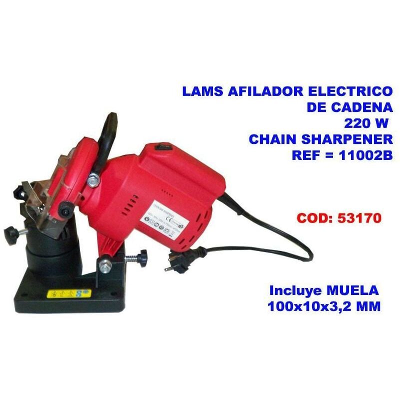 

lams afilador electrico de cadena 220 w chain sharpener 11002b - Mibricotienda