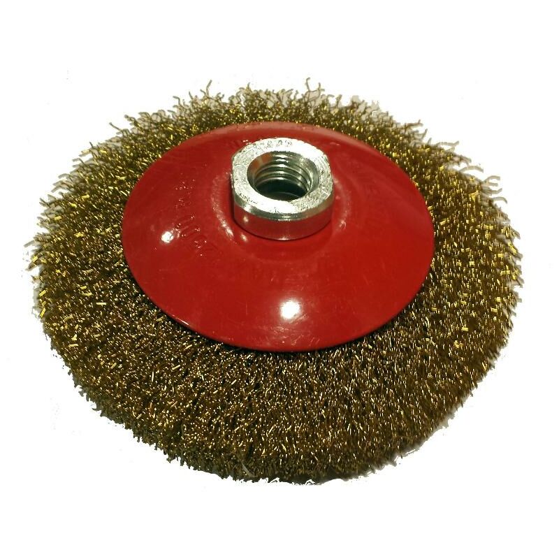 

lams cepillo conico 115 mm - m14 brico.alambre ond.lat. 35452019 - Mibricotienda