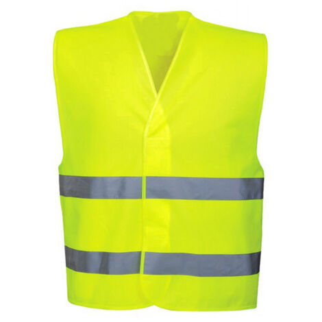 Lams chaleco reflectante visibilidad talla única amarillo
