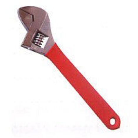 LAMS Clé à molette poignée rouge 12" molette centrale A0010
