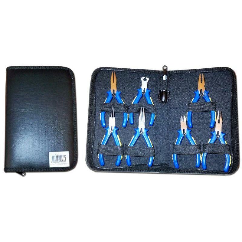 

lams kit alicates bicolor mini estuche 7 pcs c0092 - Mibricotienda