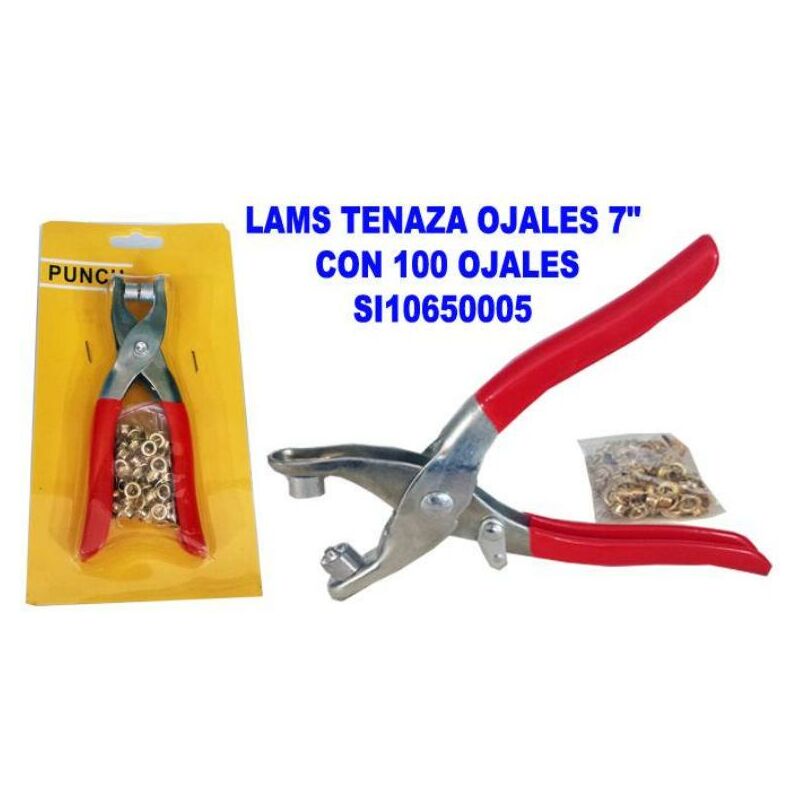 

lams tenaza ojales 7 con 100 ojales si10650005 - Mibricotienda
