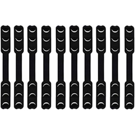 LAN 10 ensembles anti - pull masque oreille crochet boucle d'oreille boucle d'oreille réglable à trois vitesses boucle de fixation pour soulager les maux d'oreille et réduire la pression support de ma