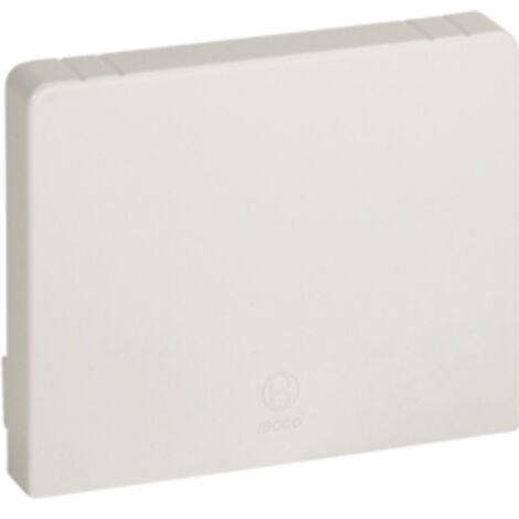 LAN 100x80 W Terminale per canali linee TA-N/TA-EN/TA-GN, Bianco