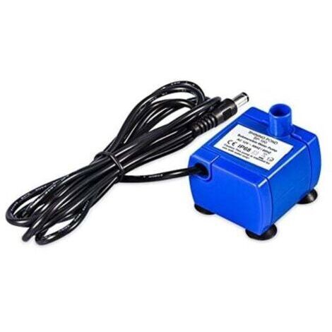 LAN 12V Electric Submersible Pump for Cat Waterer, Extremely Low Power Consumption, Extremely Quiet, Replacement for Cat Waterer Pump, Blue