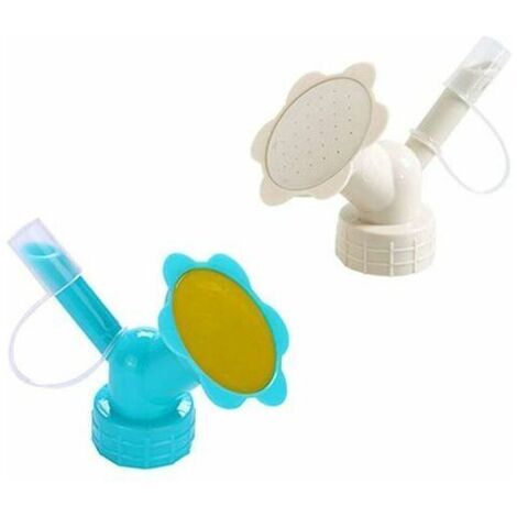 LAN 2 en 1 Arroseur Bouchon de Bouteille 2 pcs, Vase d'arrosage Bouilloire Pomme de Douche Outils de Jardin, Arrosoirs pour Bouteilles d'eau Outil d'abreuvement ménager pour Plantes en Pots