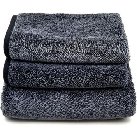 LAN 3 Pièces Chiffon Magique pour Douche, Chiffon en Extra Absorbant pour la Maison, Chiffon de Nettoyage Réutilisable en Microfibre sans Traces pour Verre Voiture Maison Cuisine Salle de Bain