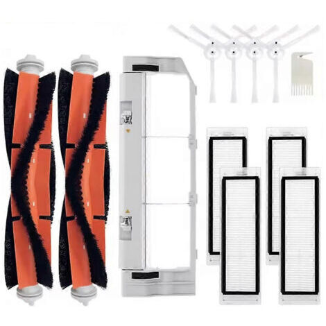 LAN Accessoires et pièces détachées pour balais à franges Roborock S5, S5 Max, S6 MaxV, S6 Pure, E4, E5, S51, S52, S55 : brosse latérale, filtre et pièces de rechange.