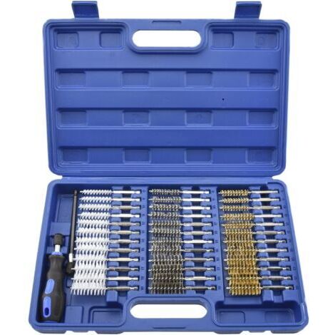 LAN Accessoires pour perceuse à brosse métallique avec tige hexagonale de 1/4 po, montable sur perceuse électrique ou meuleuse, ensemble de 38 pièces