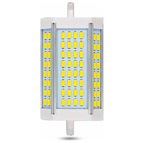 LAN Ampoule LED r7s 118mm 30w dimmable, 3000lm, blanc froid 6000k, dimmable LED pour applique / lampadaire / spot [c]