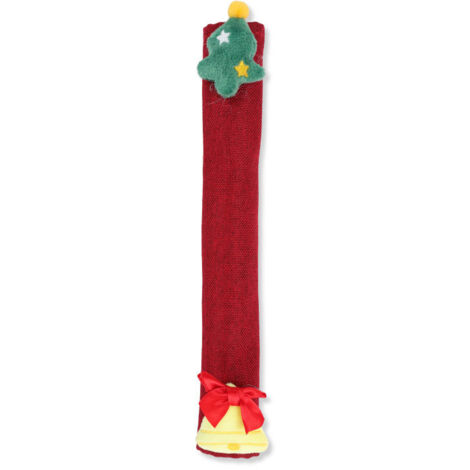 LAN Autre décoration pour Noël，Gants, poignée de Père Noël, housse de poignée de porte de réfrigérateur décorative légère de Noël