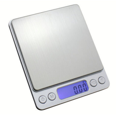 LAN Balance de précision 500 g, 0,1 g, balance de cuisine, balance de poche, balance de bijoutier, balance électronique haute précision, écran LCD rétroéclairé