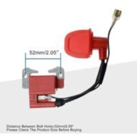 LAN Bobine d'allumage rouge de rechange pour minimoto, quad enfant et crosser chinois 47cc/49cc 2 temps
