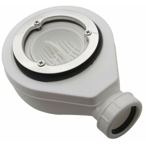 LAN Bonde horizontale sans capot Ø90 DONA pour receveurs de douche