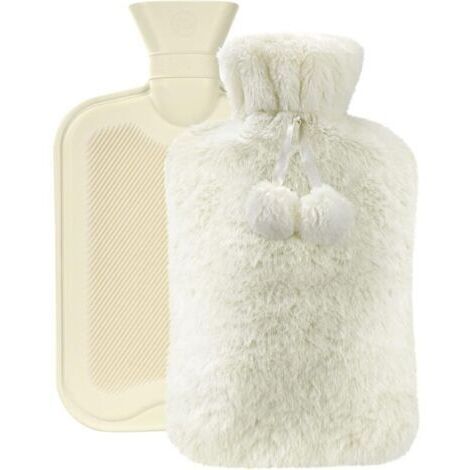 LAN Bouillotte Eau Chaude,2L Bouteille D'eau Chaude,Bouillotte Peluche Eau Chaude,Aide à fournir Les Plus de Chaleur et de Confort,Idéal Les Journées Hivers