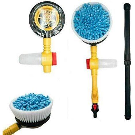 LAN Brosse de Lavage de Voiture rotative, Brosse de Lavage rotative Automatique, Eau Haute Pression avec réservoir de Savon pour Laver la Voiture