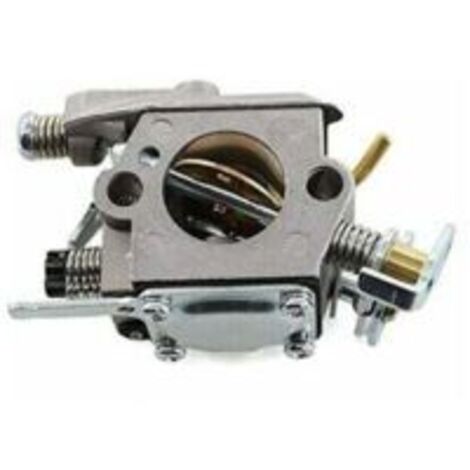 LAN Carburateur de remplacement pour tronçonneuses Husqvarna 36, 41, 136, 137, 141, 142, comprend un kit de bougie d'allumage et de filtre à air, remplace les numéros de pièces 530071987, 530035482, 5