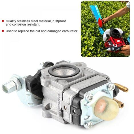 LAN Carburateur pour taille-haies, carburateur de rechange, pièces détachées pour carburateur de taille-haies, compatible avec les modèles 23cc, 25cc, 26cc, 33cc et 35cc