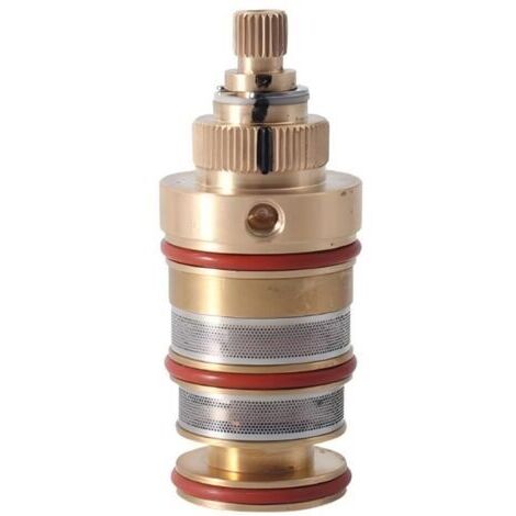 LAN Cartouche thermostatique de douche en laiton, cartouche thermostatique de rechange en laiton pour mitigeur de douche, kit de réparation