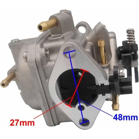 LAN Ce carburateur pour moteur de bateau est compatible avec les moteurs hors-bord 4 temps Nissan, Tohatsu et Mercury MF3.5, MFS4, MFS5 et NFS4 de 3,5, 4, 5 et 6 CV. Il remplace les références 3R1-032