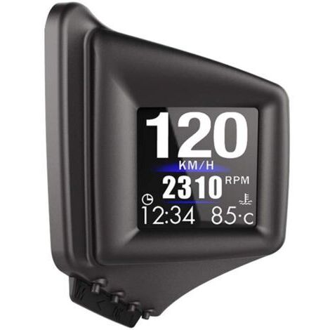 LAN Compteur de Vitesse, Affichage tête Haute pour Voitures OBD, Compteur de Vitesse GPS, affichage tête haute KMH/MPH pour Toutes les Voitures