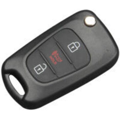 LAN Coque de clé de remplacement Sollbry à bouton pliable avec entrée sans clé