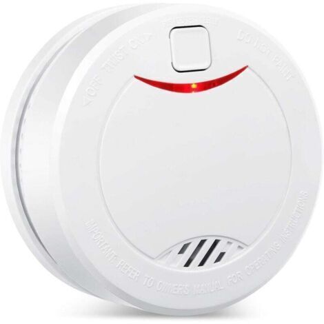 LAN Détecteur d'incendie Ulisem avec capteur photoélectrique, test automatisé pour maison/magasin/entreprise (1 pièce)