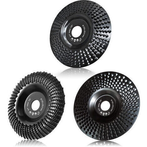 LAN Disque Bois Meuleuse 125mm, 3 Pièces Disques de Meulage pour Façonner, Meuler et couper Roues pour Meuleuse d'angle